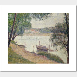 Gray weather, Grande Jatte by Georges-Pierre Seurat Posters and Art